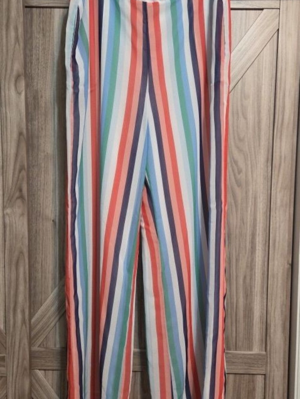 Women's Striped Palazzo Pants